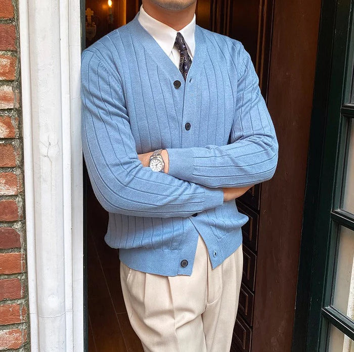 MONARCH Plissierte Strickjacke