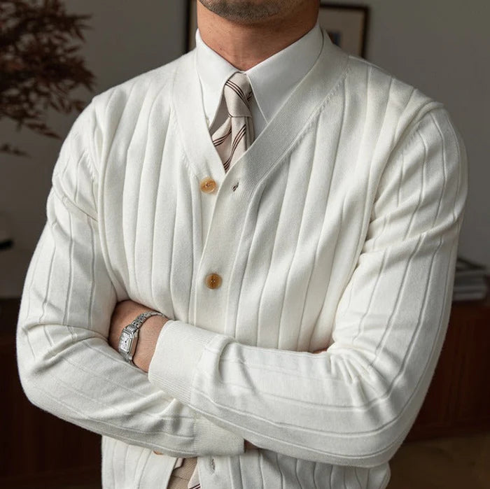 MONARCH Plissierte Strickjacke