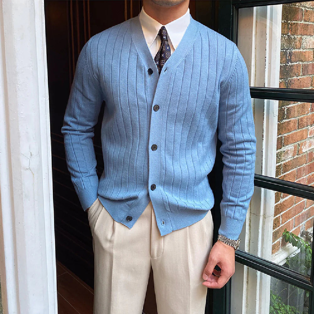 MONARCH Plissierte Strickjacke