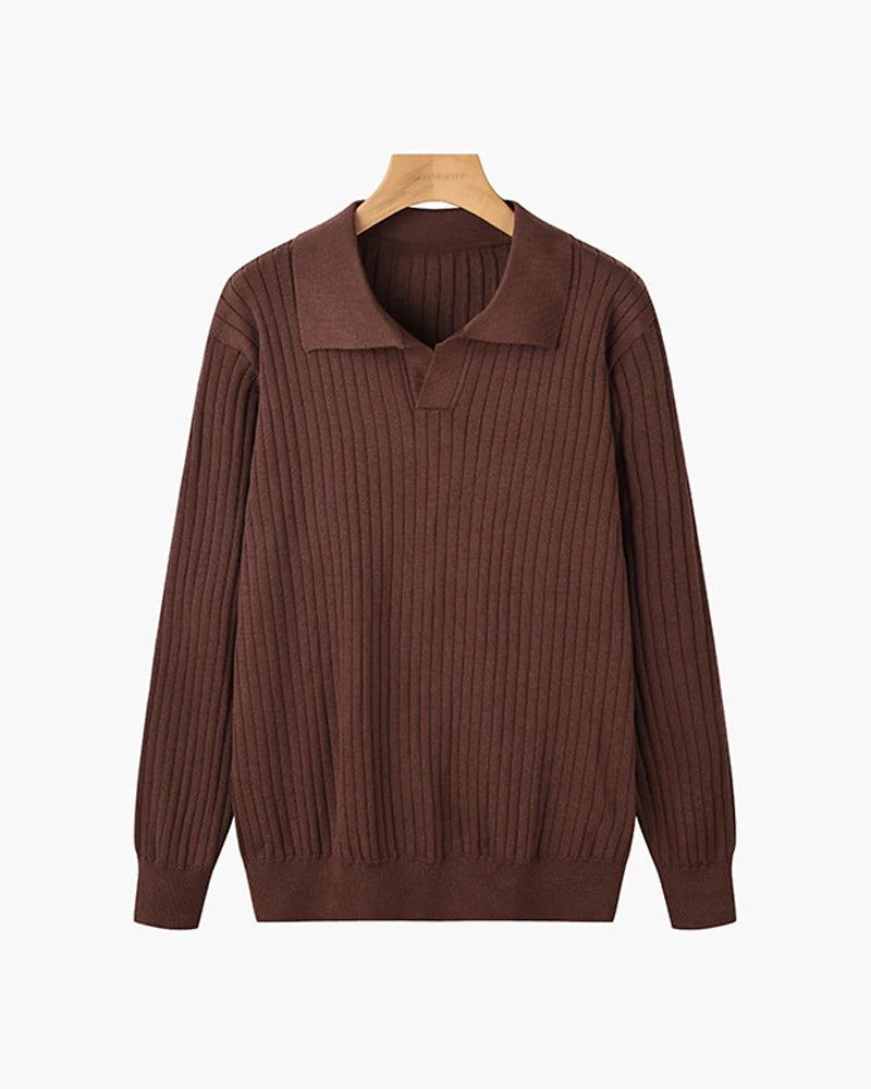 VALENT V-Ausschnitt Polohemd