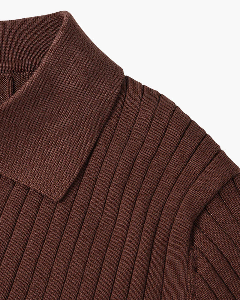 VALENT V-Ausschnitt Polohemd