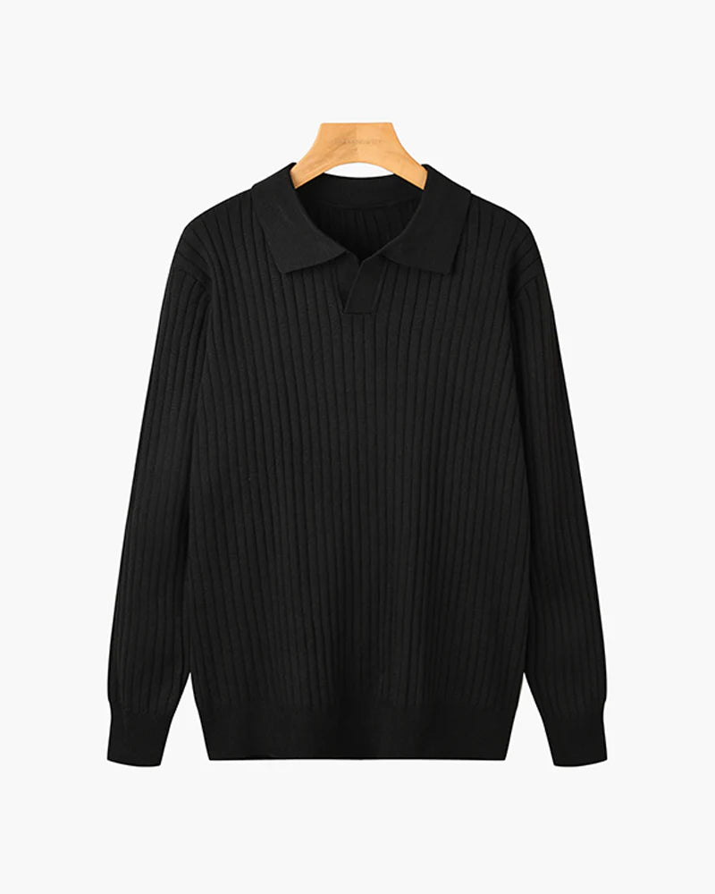 VALENT V-Ausschnitt Polohemd