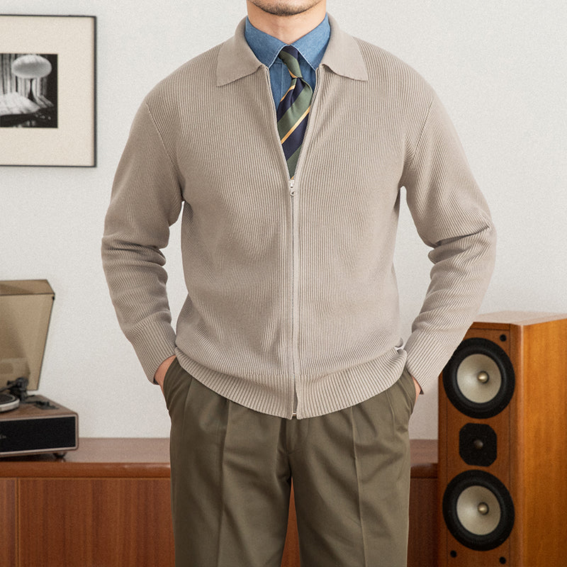 Cardigan aus Wolle mit Regency-Textur