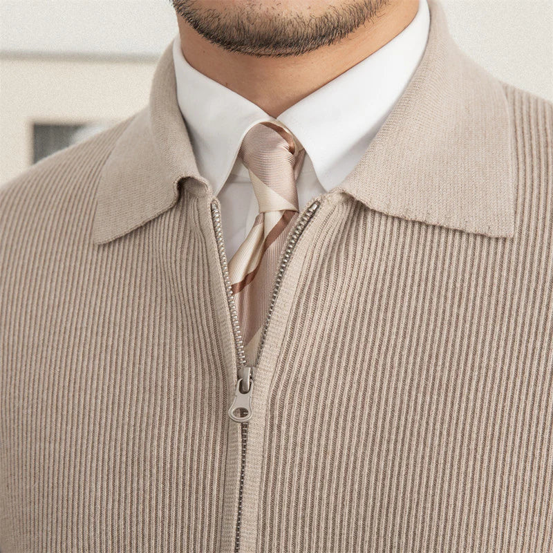 Cardigan aus Wolle mit Regency-Textur