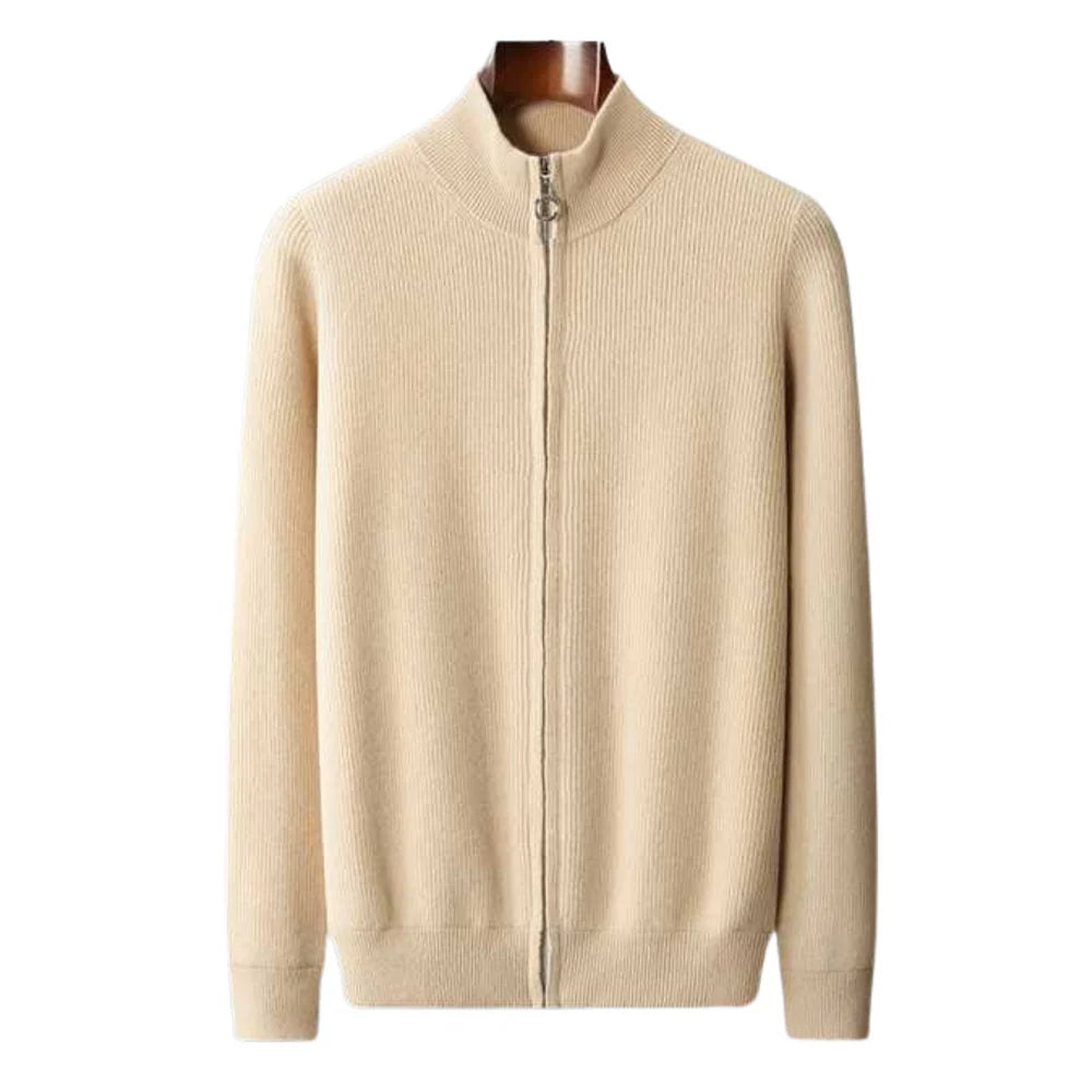 RIVOLI 100% CASHMERE ZIP VEST