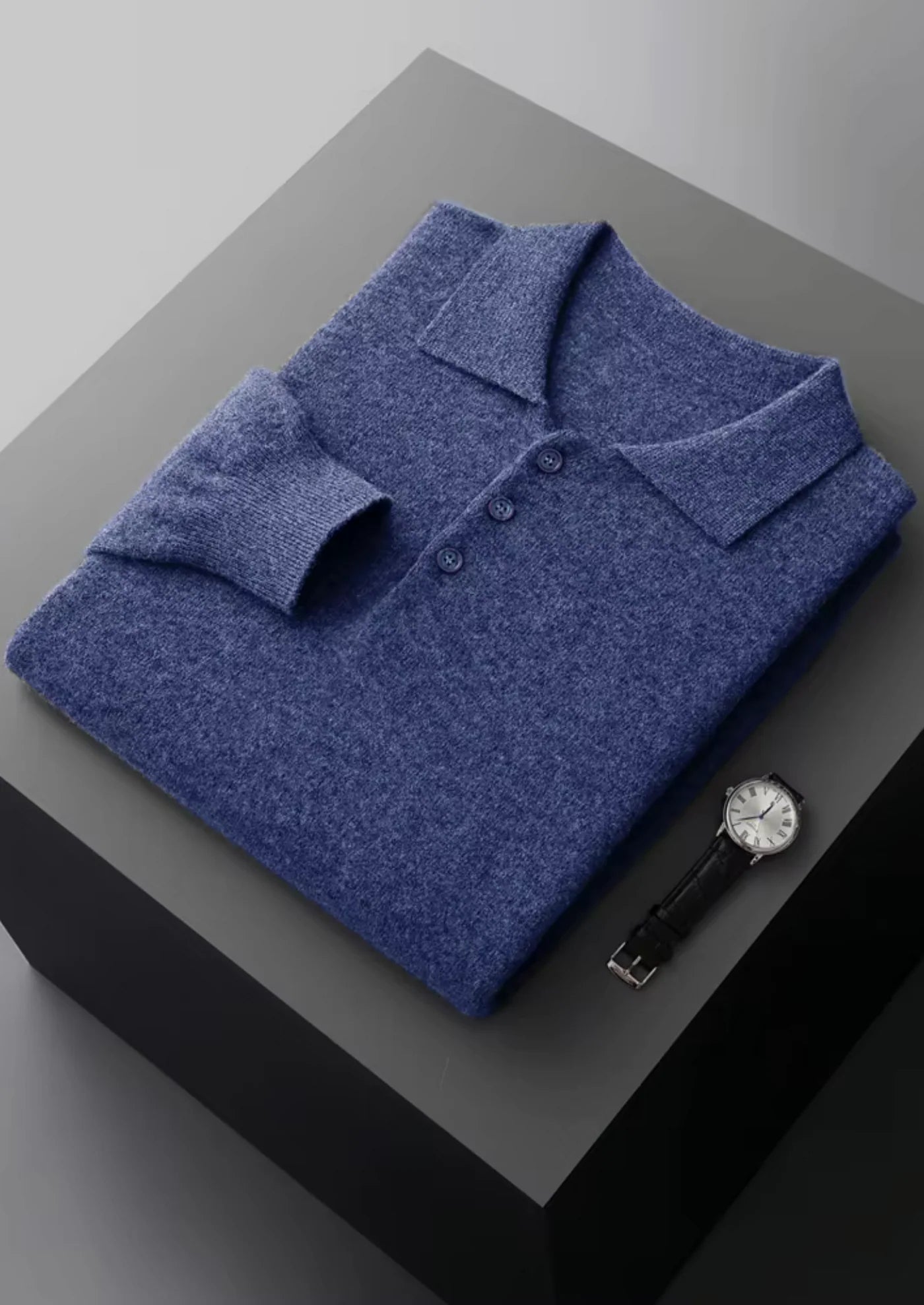 VERONA WOOL POLO SWEATER