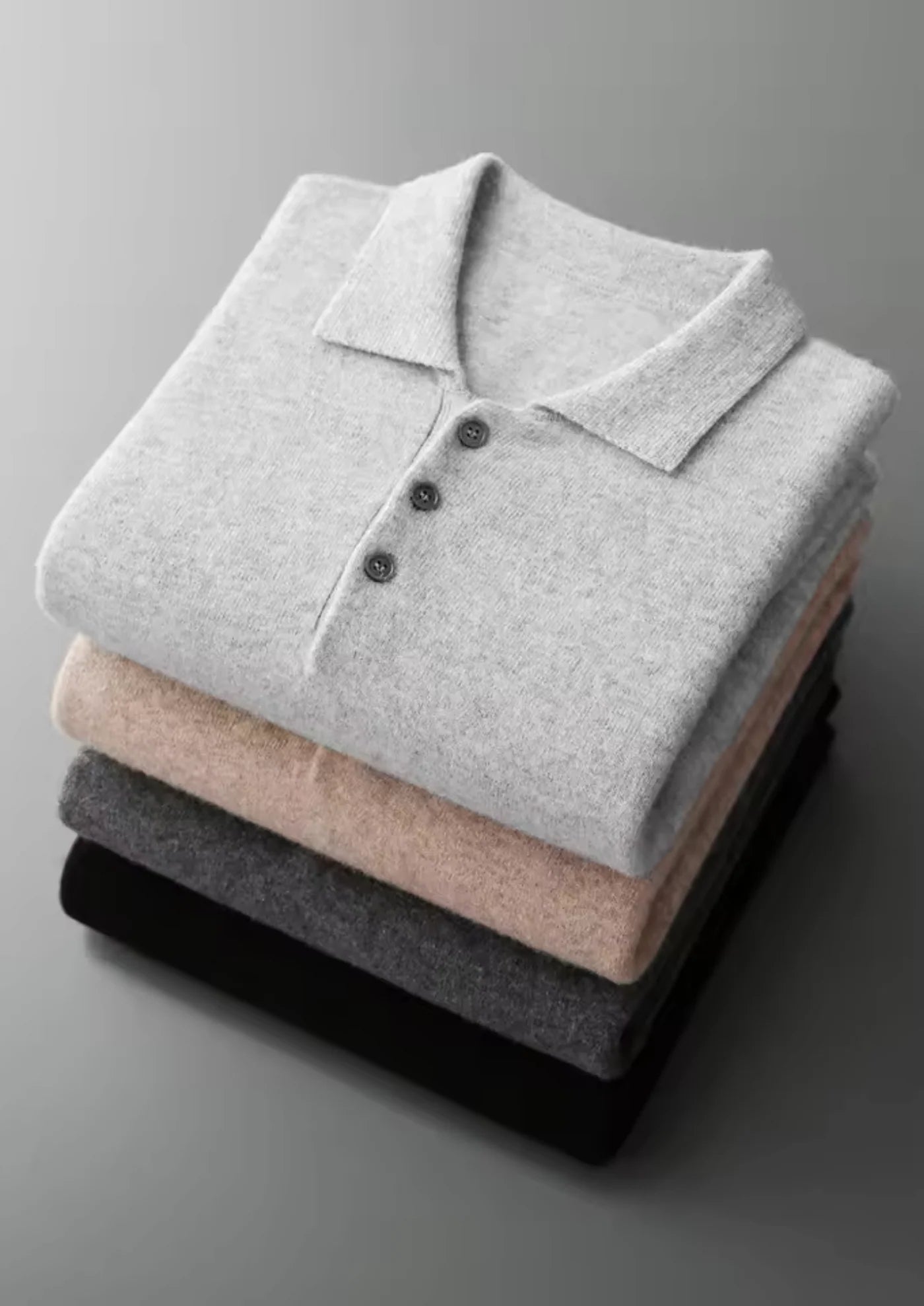 VERONA WOOL POLO SWEATER