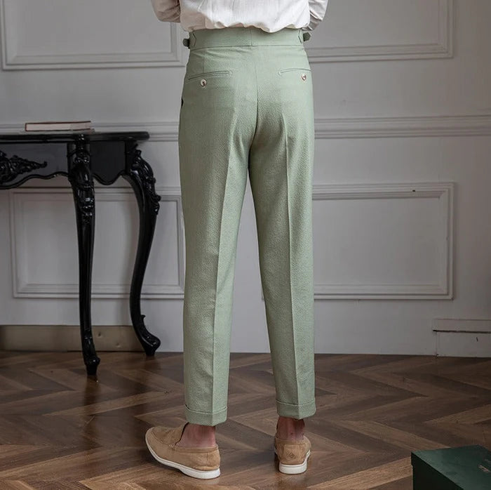 RIVAY PLEATED TROUSERS