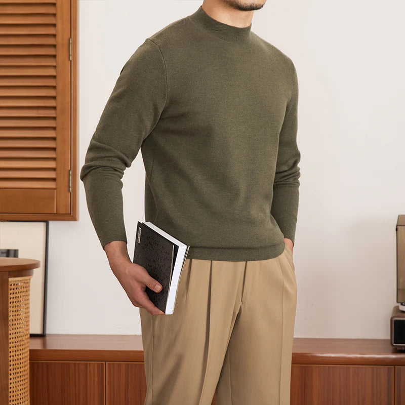 REGAL SLIM FIT WOOL NECK