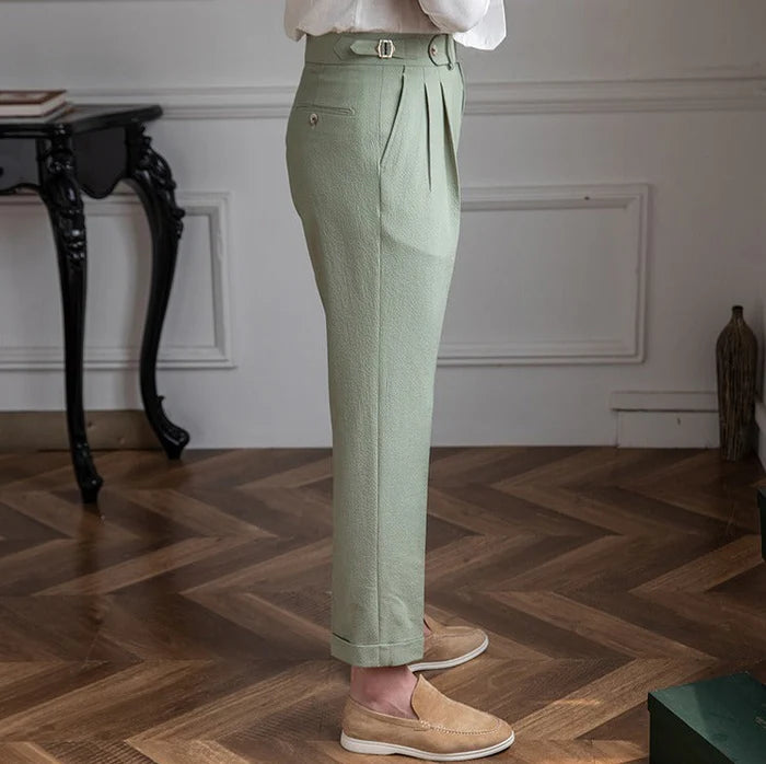 RIVAY PLEATED TROUSERS