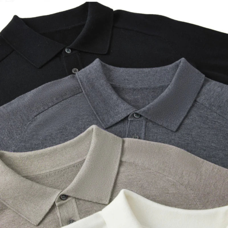 ASCOT BOTTOM WOOL POLO