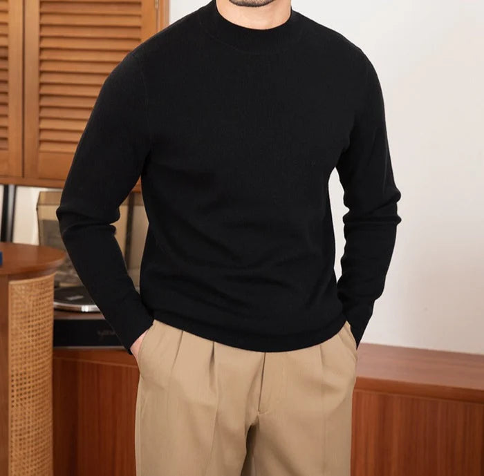 REGAL SLIM FIT WOOL NECK