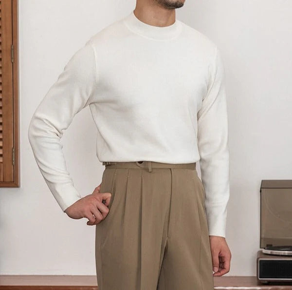 REGAL SLIM FIT WOOL NECK