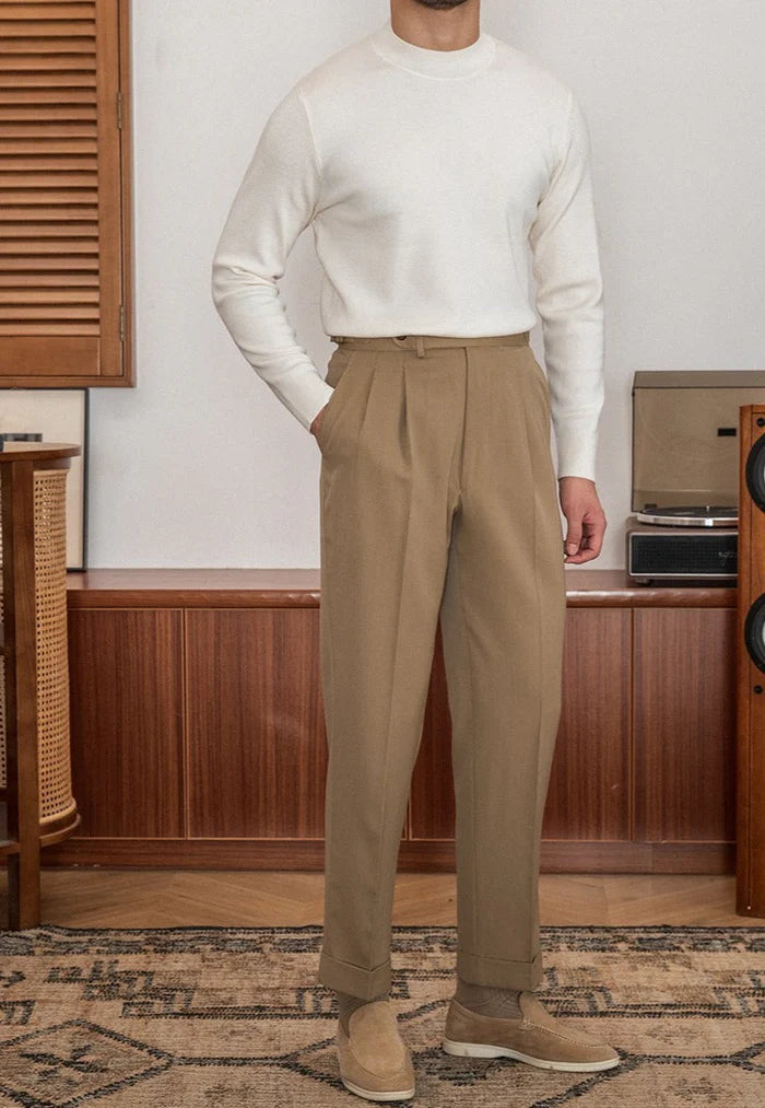 REGAL SLIM FIT WOOL NECK