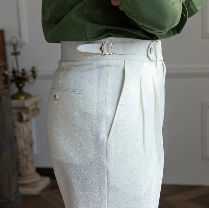RIVAY PLEATED TROUSERS