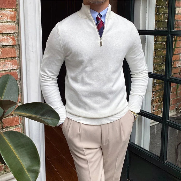 SOHO QUARTER-ZIP SWEATER