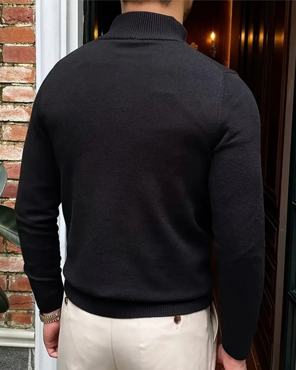 SOHO QUARTER-ZIP SWEATER