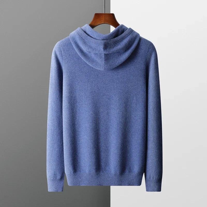 CORTONA LUX 100% CASHMERE HOODED SWEATER